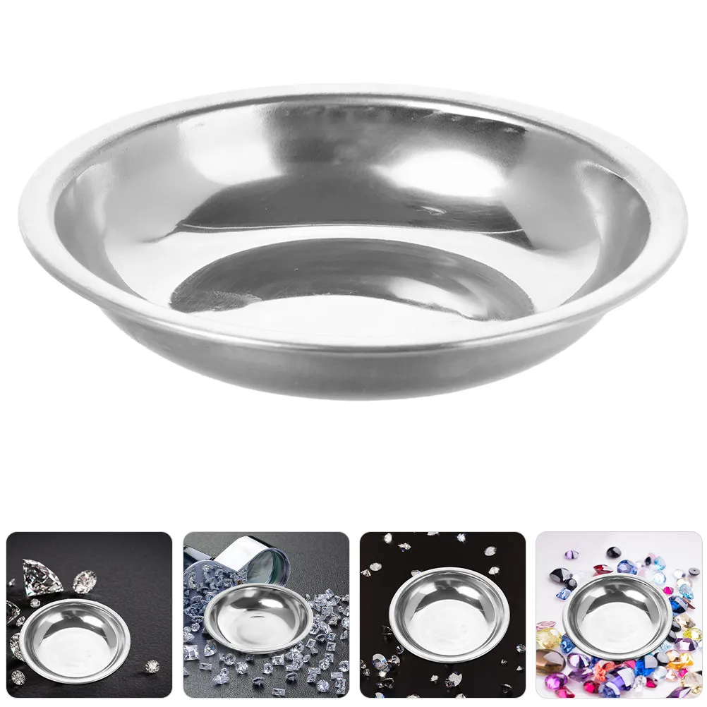 Stainless Steel Digital Jewelry Scale Tray Precise Weighing Pan for Gems Rhinestones Store Weight Tray Kitchen Weighing Scale