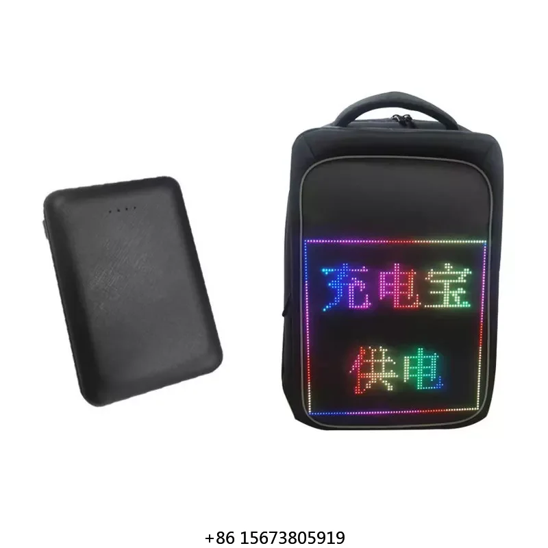 

Creative Electronic Gadgets Smart LED dynamic display Backpack