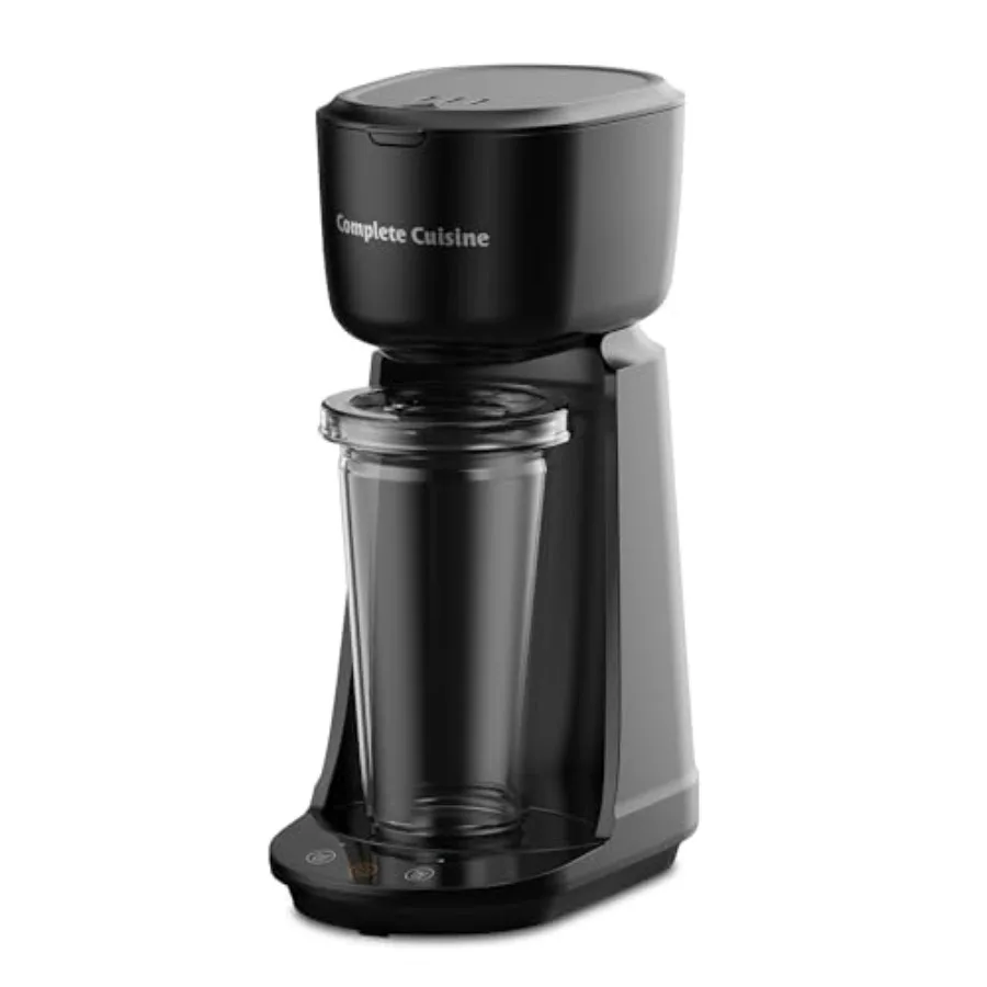 

Single Serve Coffee Maker Hot Iced Brewer Travel Cup Black