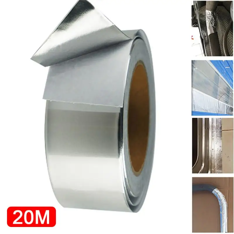 Aluminum Foil Tape High Temperature Adhesive Thermal Resist Duct Repairs Sealing Adhesive Strip Leak WaterProof Kitchen Tapes