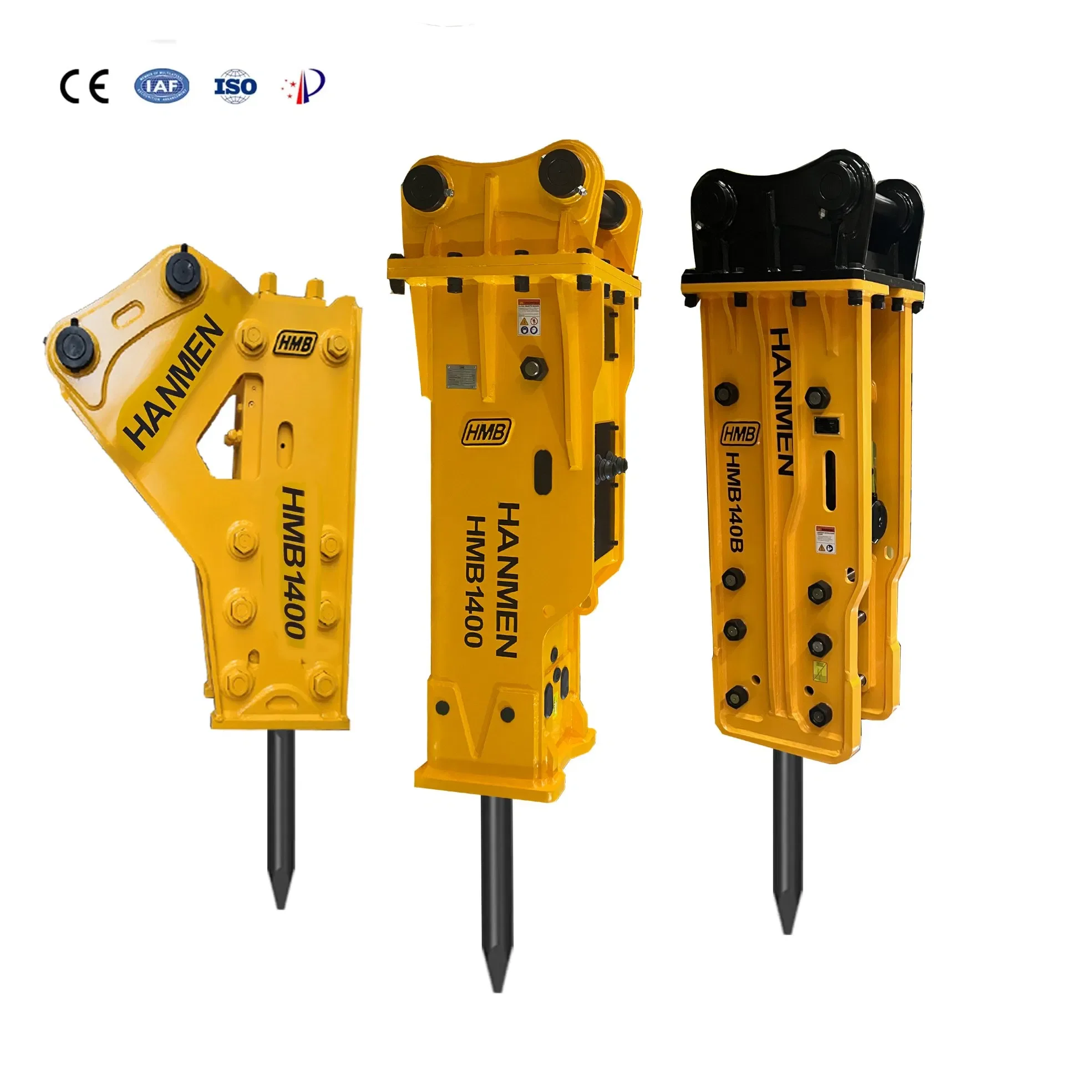 Construction Machinery OEM CE PC200 20ton Sb81 140mm Chisel Hmb Excavator Attachments Box Rock Jack Hammer Conrete Stone Hydraul