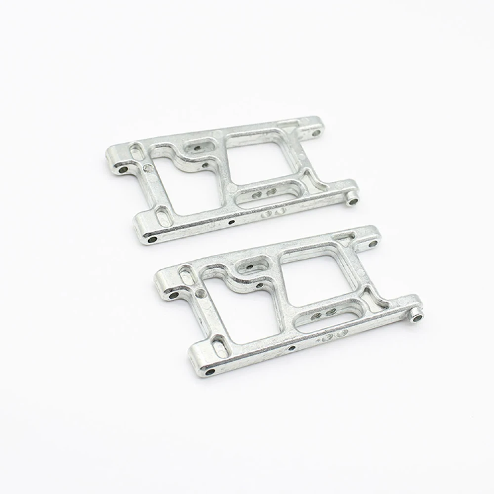 Brazo de suspensión inferior delantero de aleación de 2 uds para piezas de modificación de coche Q146 RC