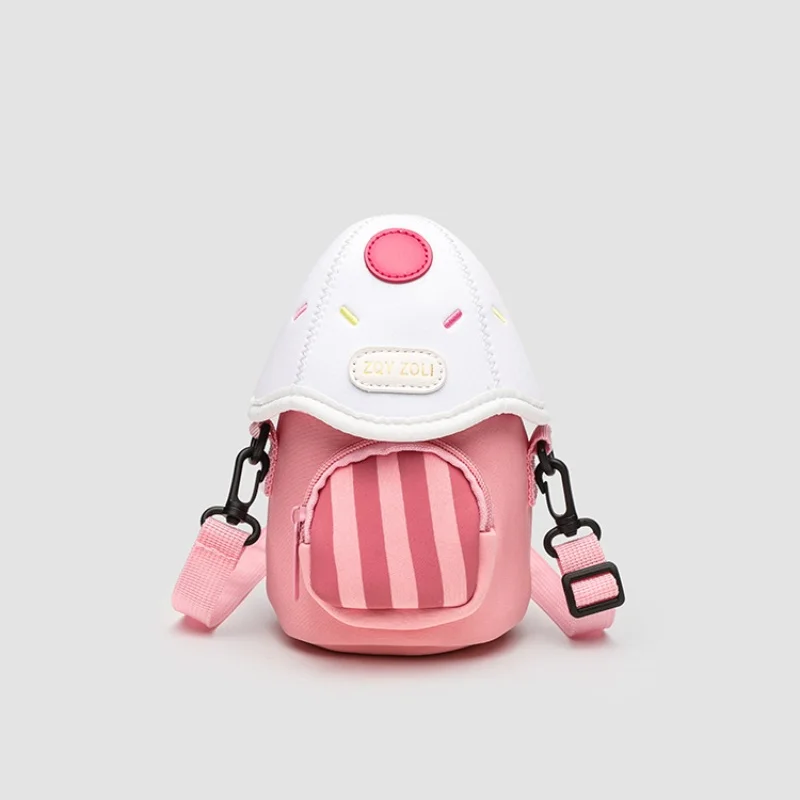 2025 New Design Children's Trendy Cool Cute Mushroom Bag for Boys Girls Kindergarten Lightweight and Versatile Outdoor Crossbody