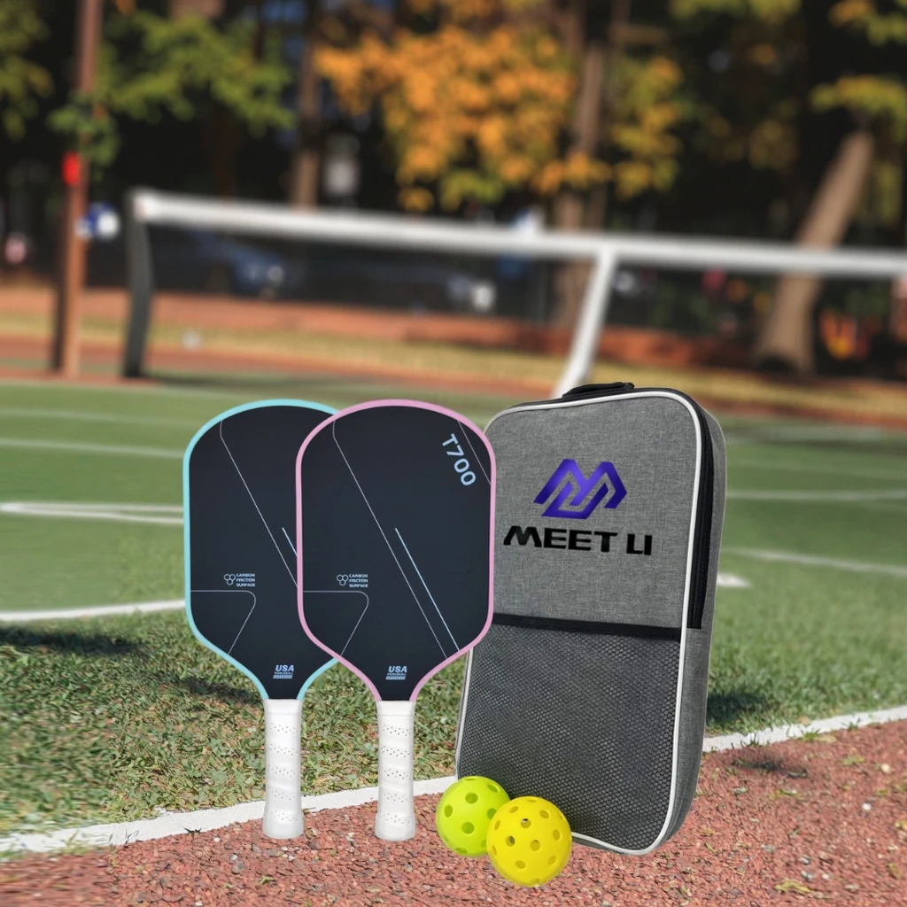 New Arrival T700 Carbon Fiber Pickleball Paddle for Adults 16mm Raw Carbon Surface PP Honeycomb Core High Quality Children - Image 6