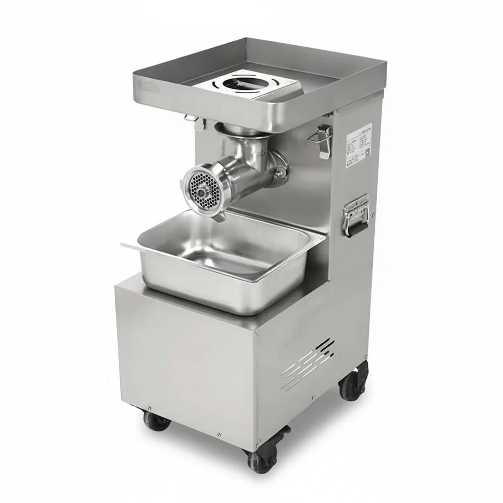 

Промышленная мясорубка, 46 x 34 x 80 см, мощная электрическая мясорубка для тяжелых нагрузок, коммерческий многофункциональный аппарат для приготовления колбас, производительность 50 кг/ч
