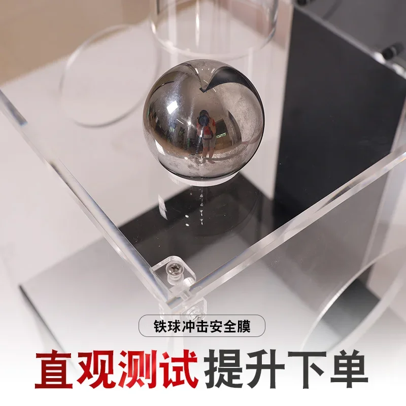 Automobile glass explosion-proof membrane ball throwing and bumping tester Special instrument for displaying props