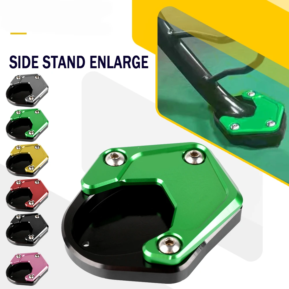 

Motorcycle Side Stand Enlarge Pad Plate Kickstand Extension For kawasaki KLX 125 150 230 250 KLX125 KLX150BF KLX230R/S/SM