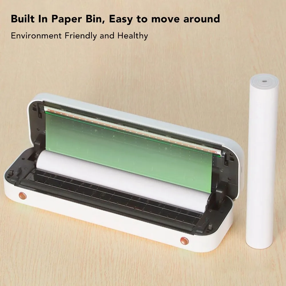 2 Roll A4 Quick-dry Thermal Paper Quick-dry 50 Sheet a4 Thermal Printer Paper 14.9 Meters Clear Printing Printer Paper