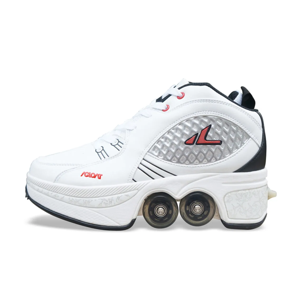 

Men's and Women's Roller Skates: Comfortable, Versatile Unisex Walking and Sports Skates with Four Wheels