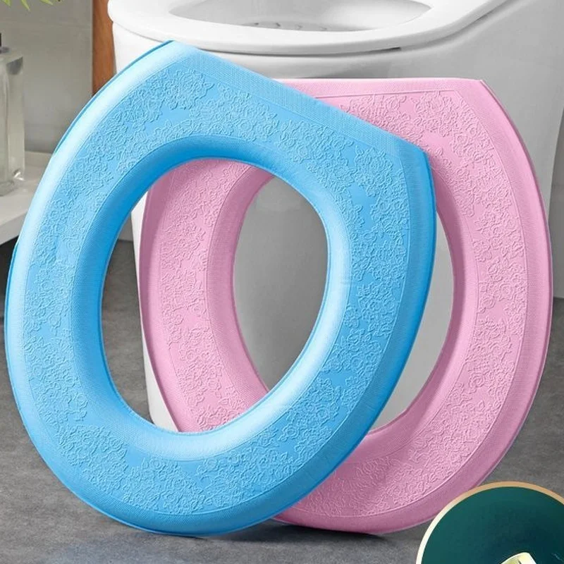 Toilet Seat Cover Waterproof Silicone Toilets Household Four Seasons Universal Simple Mildew-proof Design Fashion Korean Style