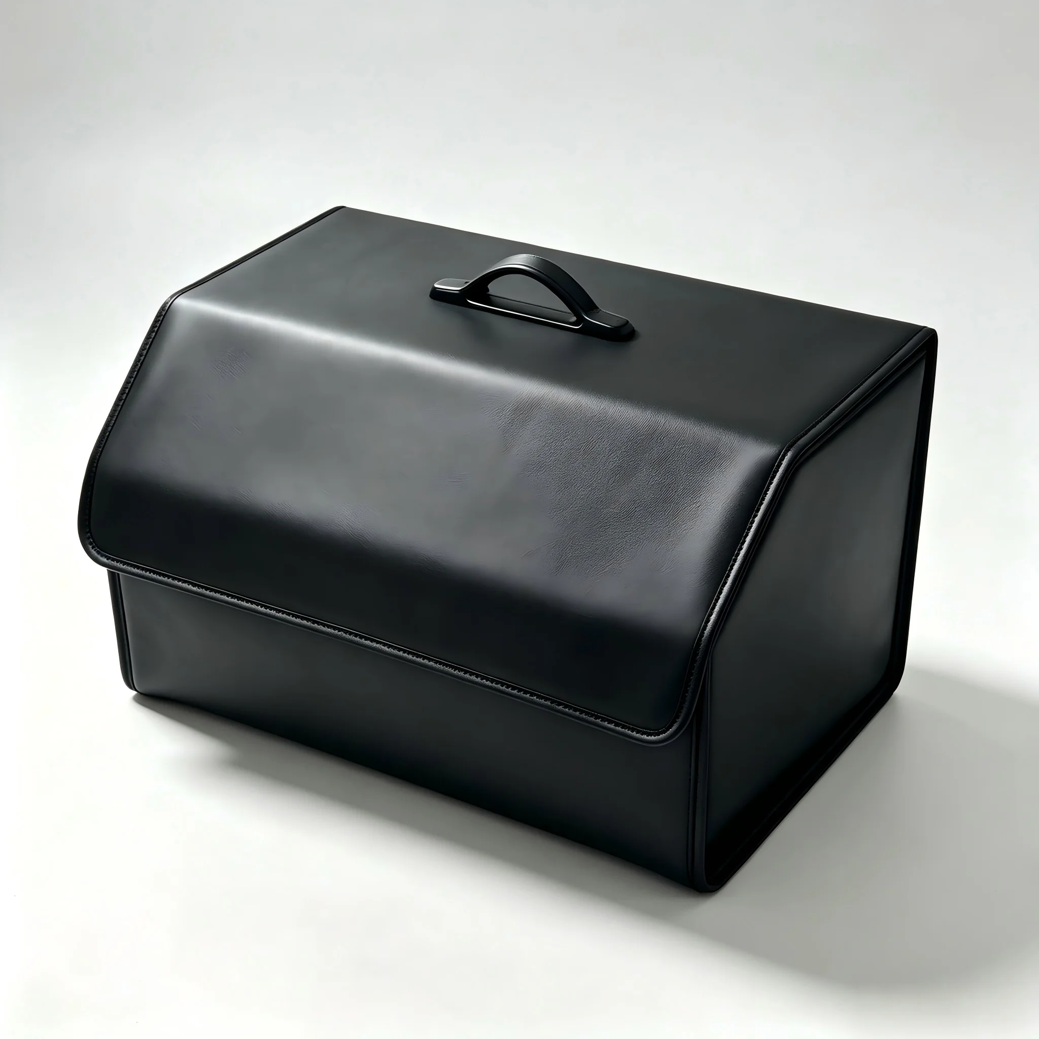 Lagerung Box PU Leder Mehrzweck Faltbare Auto Stamm Lagerung Organizer Auto Stamm Organizer Verstauen Aufräumen Auto Zubehör – Detail 7