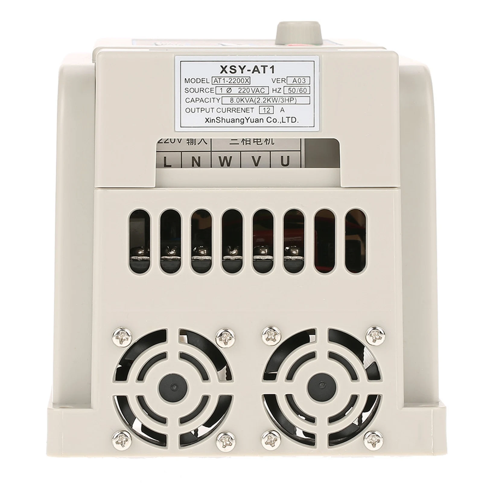 220VAC Single Phase Variable Frequency Drive VFD Speed Controller for 3 Phase 2.2kW AC Motor Adjustable Frequency Drive VFD