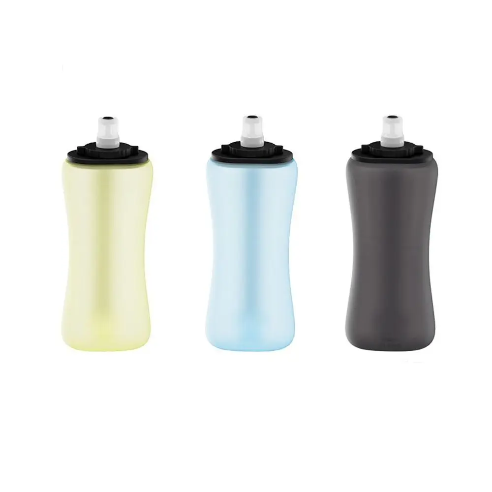 Lightweight Foldable Water Bottle Food Grade Silicone 350ml Capacity Collapsible Sport Bottle Heat Resistant Leak Proof view 6