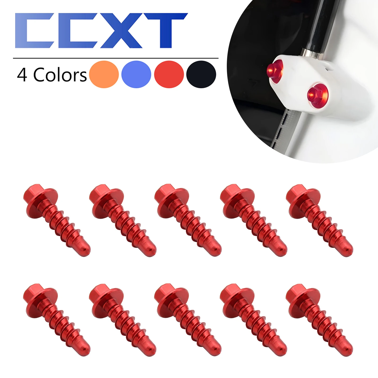 10Pcs CNC Dirt Bikes Self Tapping Screw Bolt Kit For KTM SX SXF XC XCF EXC EXCF XCW 125 250 300 350 400 450 530 500 2004-2022