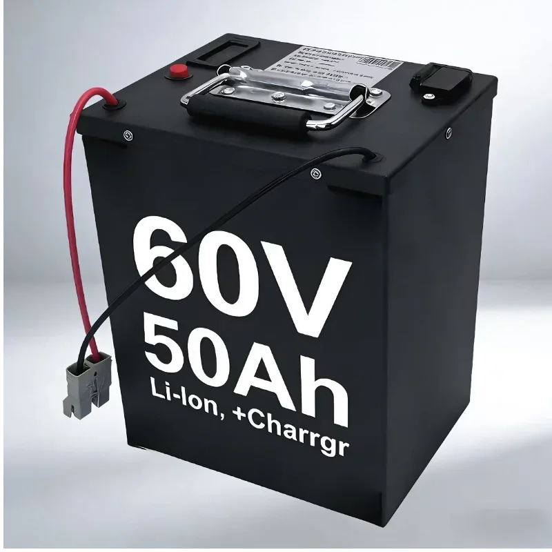 17S 60V 50Ah Lithium Ion Battery Kit (5A Charger Included) | 50A Discharge + Stable BMS | Works with 1000W to 5000W Power Supply