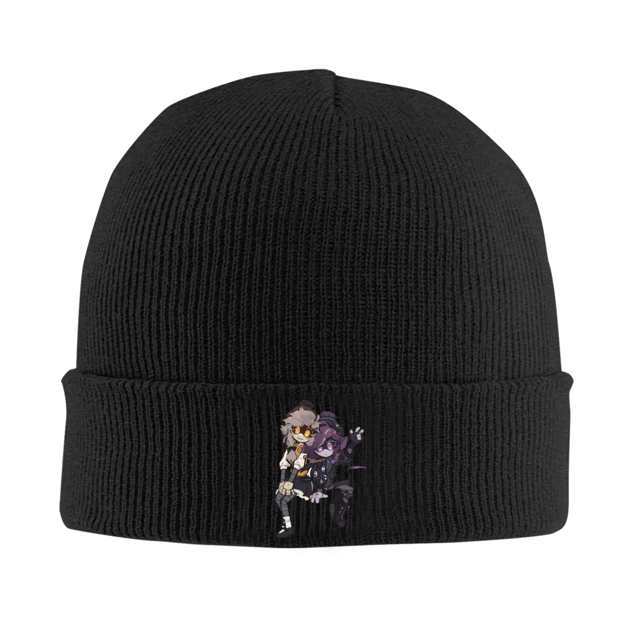 Murders Drones N and Uzi Knitted Caps for Women Men Beanie Winter Hats  Crochet Melon Cap