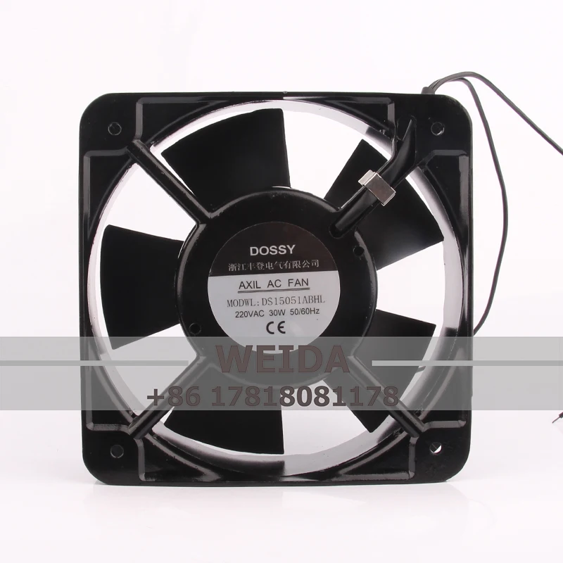 

DS15051ABHL чехол вентилятор для Feng Deng DOSSY DS15051ABHL 220V 30W 50/60Hz 15CM Axial Ball охлаждающий вентилятор