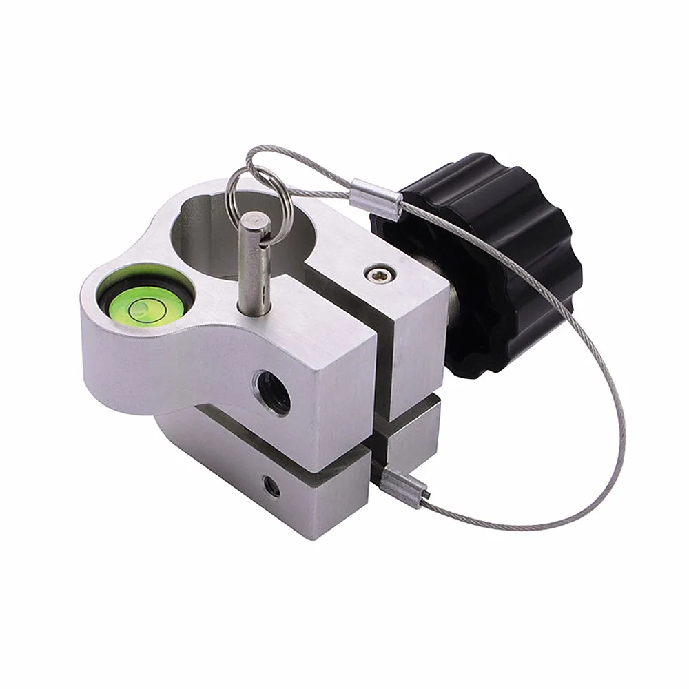Level Bubble Vial Metal Seat Lock Mechanism Features Built-In With Locking Pin Twist 25mm Carbon Fiber Telescoping Pole Rod