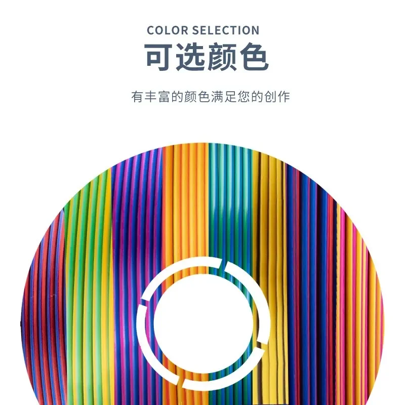 2026 hot sale 3D printing consumables, blue silk, two-color PLA silk, three-color 3D printing materials, cross-border