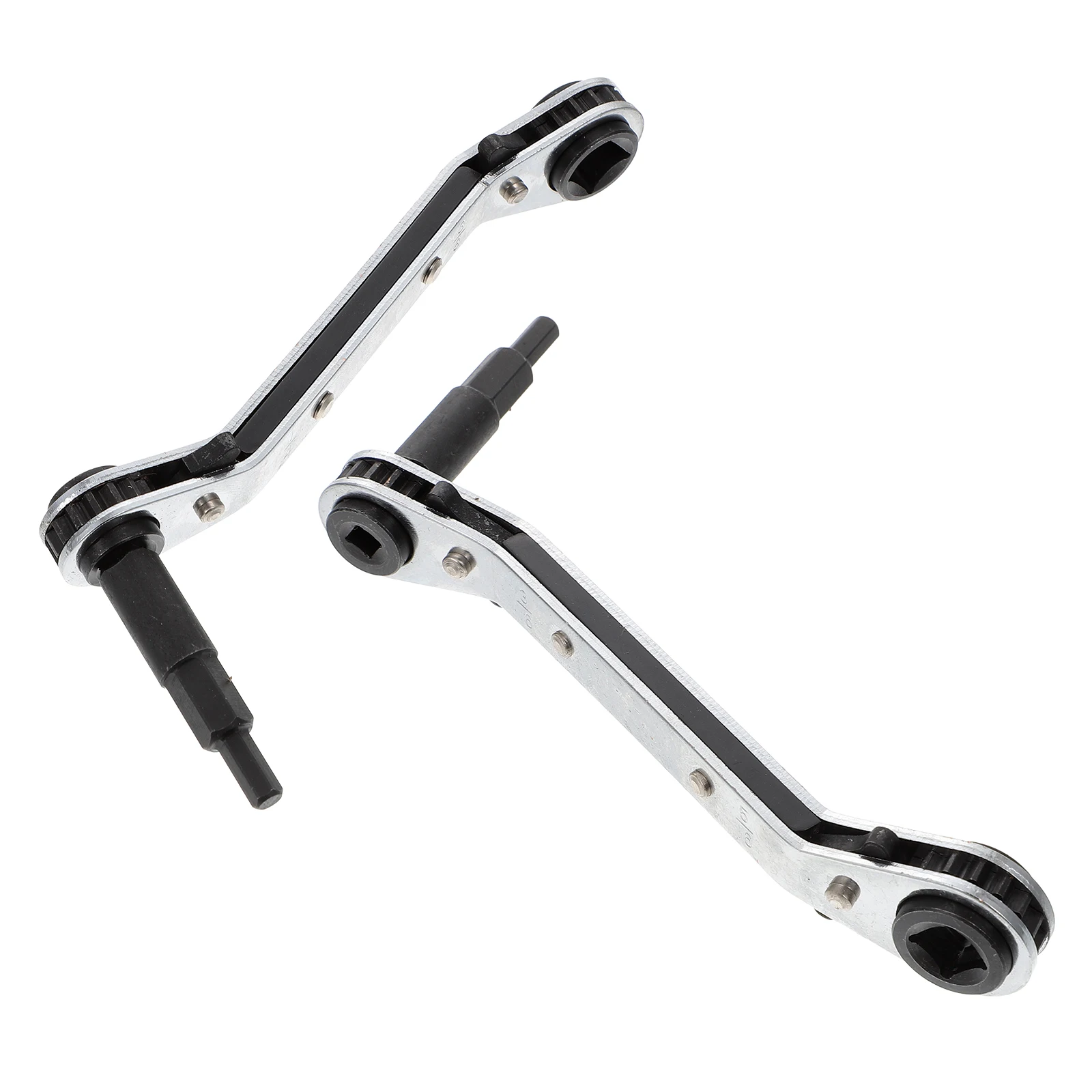 

Ratchet Wrench Refrigeration Service Spanner Air Conditioner Repair Dual End Professional Tool Ergonomic Long Lasting Anti Rust