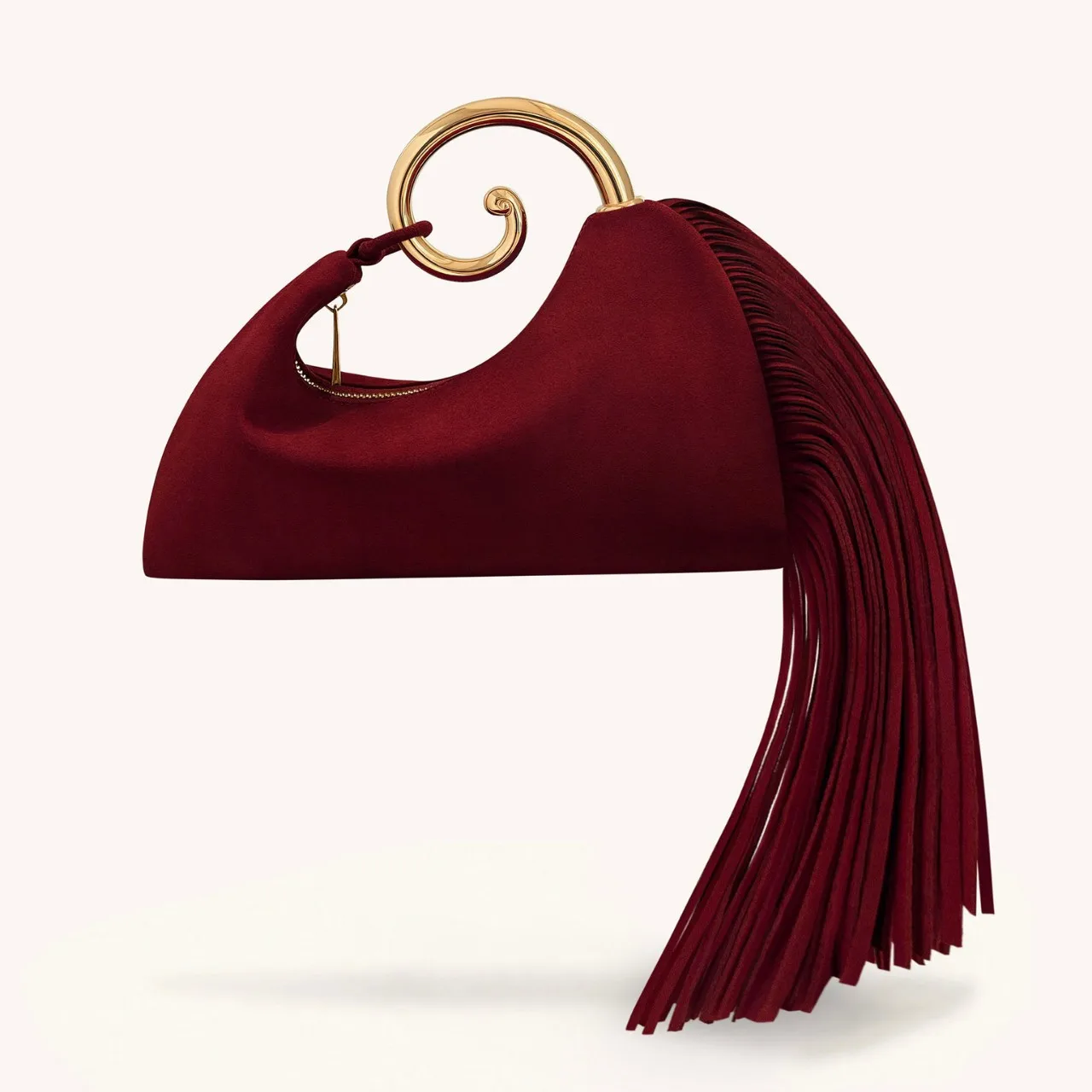 2025 Autumn and Winter New European and American Retro Suede High-Quality Dinner Bag Fashion Design Trendy Elegant Tassel Handba