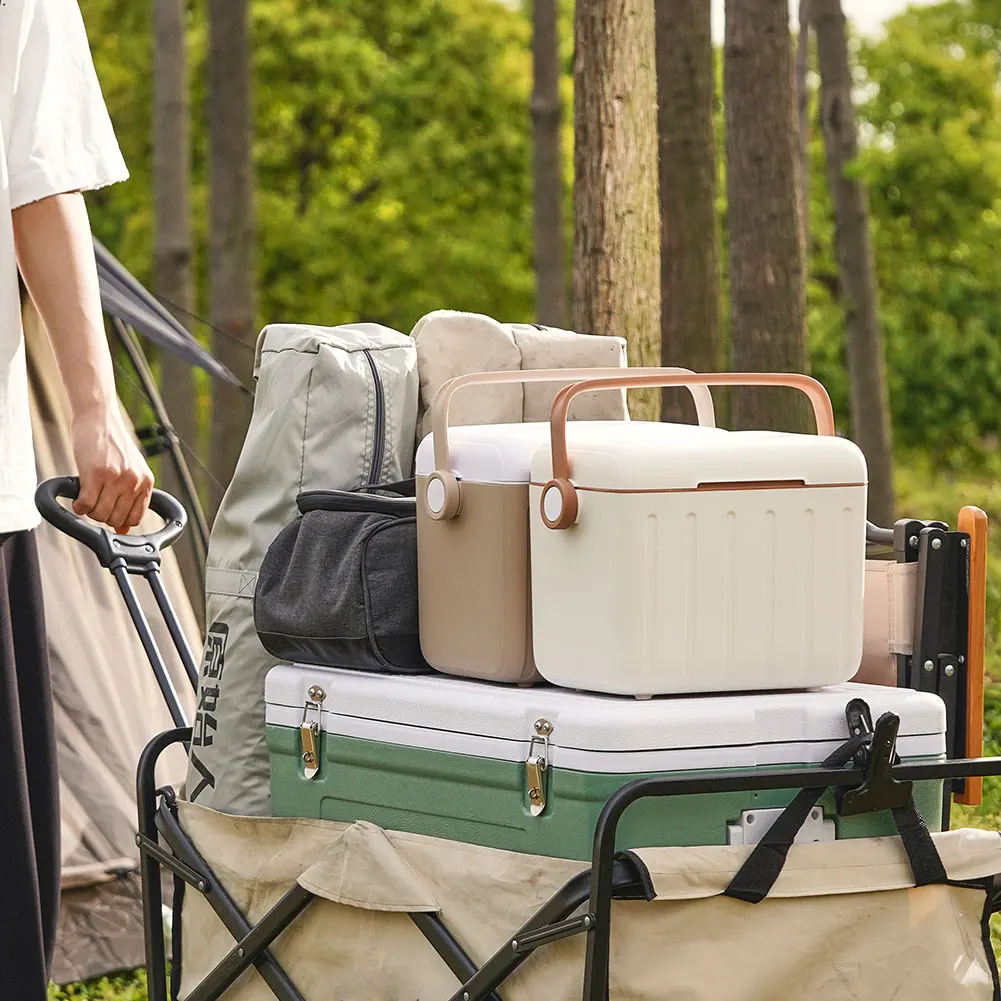 

6L Insulated Ice Chest Multipurpose Portable Ice Bucket Outdoor Hard Cooler for Camping Picnic Beach Drink Beverage Fishing