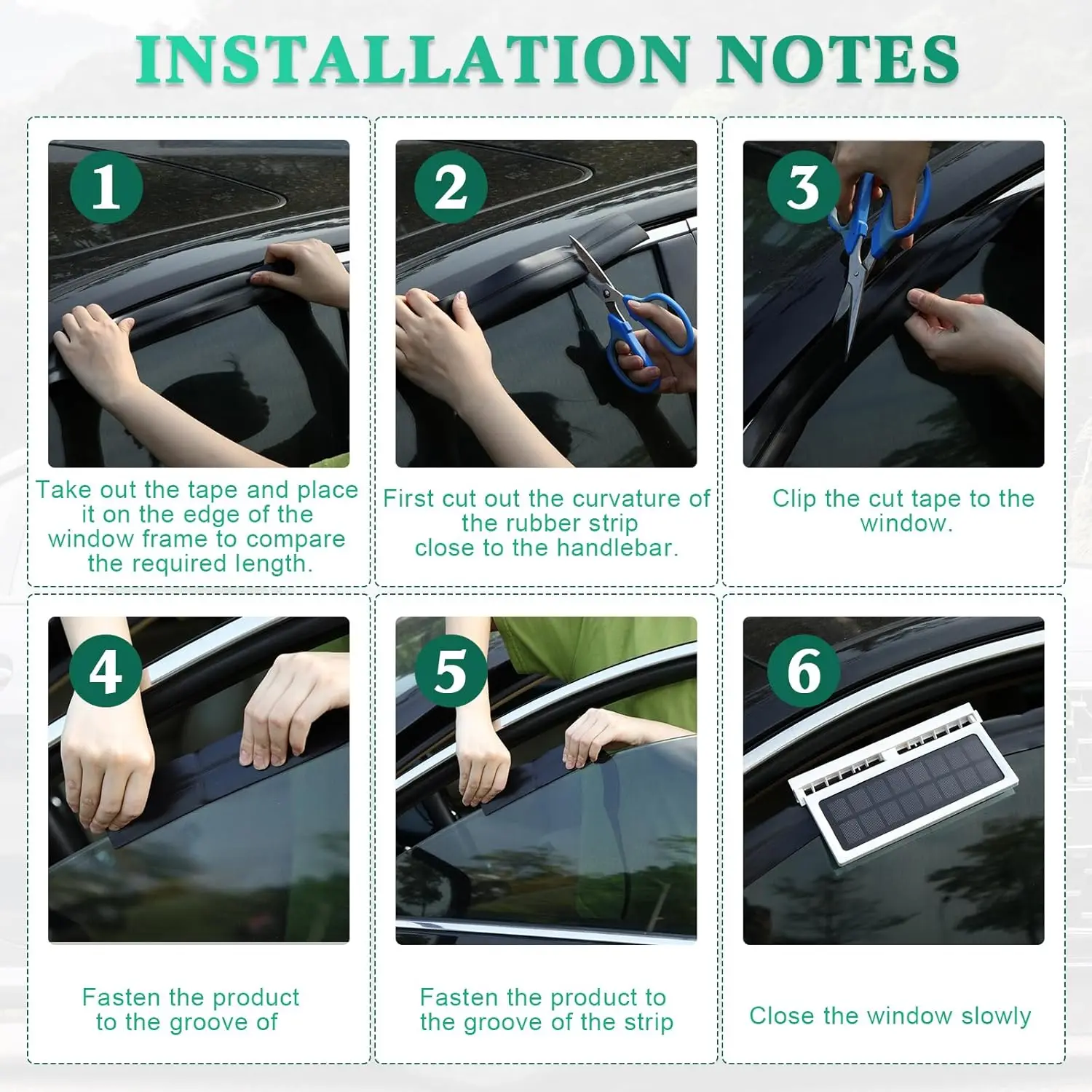 Auto Car Fan Cooling Exhaust Ventilating Fan Interior Cooler Car Window Mount Solar Power Radiator Fan Auto Air Vent Cooling