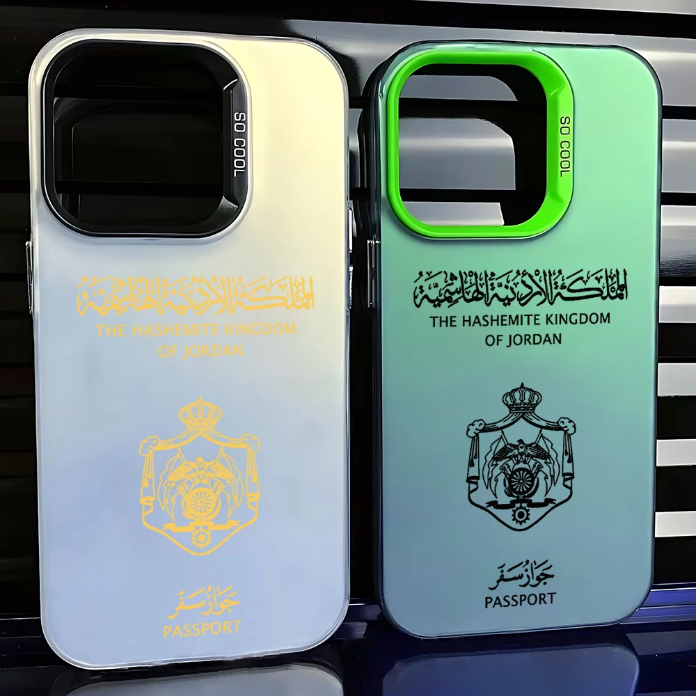 Jordan Passport Phone Case For iPhone 16 15 14 13 12 11 Pro Max X XR XSMAX 8 7 Plus Candy Matte Shockproof Back Cover