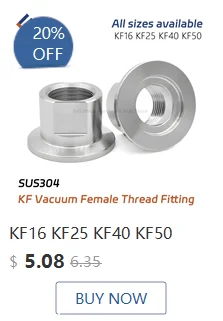 ISO-zu-KF-Vakuum-Reduzieradapter aus Edelstahl 304, ISO63/80/100/160 auf KF16/25/40/50, Vakuumanschluss für Vakuumsysteme – Detail 4