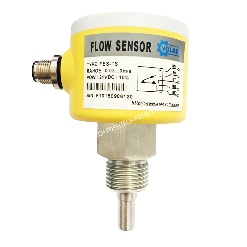 FES Electronic Water Flow Sensor DN15-DN350 Pump Water Shortage Protection Boiler Vacuum Furnace Fire Pipe Water Flow Switch