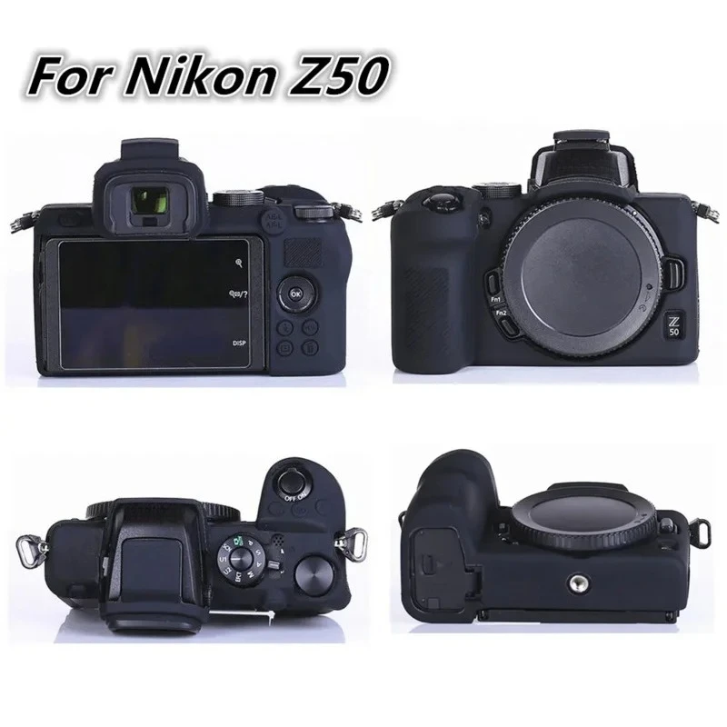 

Silicone case cover DSLR camera bag For Nikon Z50 Z5 D750 D3200 D3300 D3400 d3500 D5300 D5500 D5600 D7100 D7200 D7500