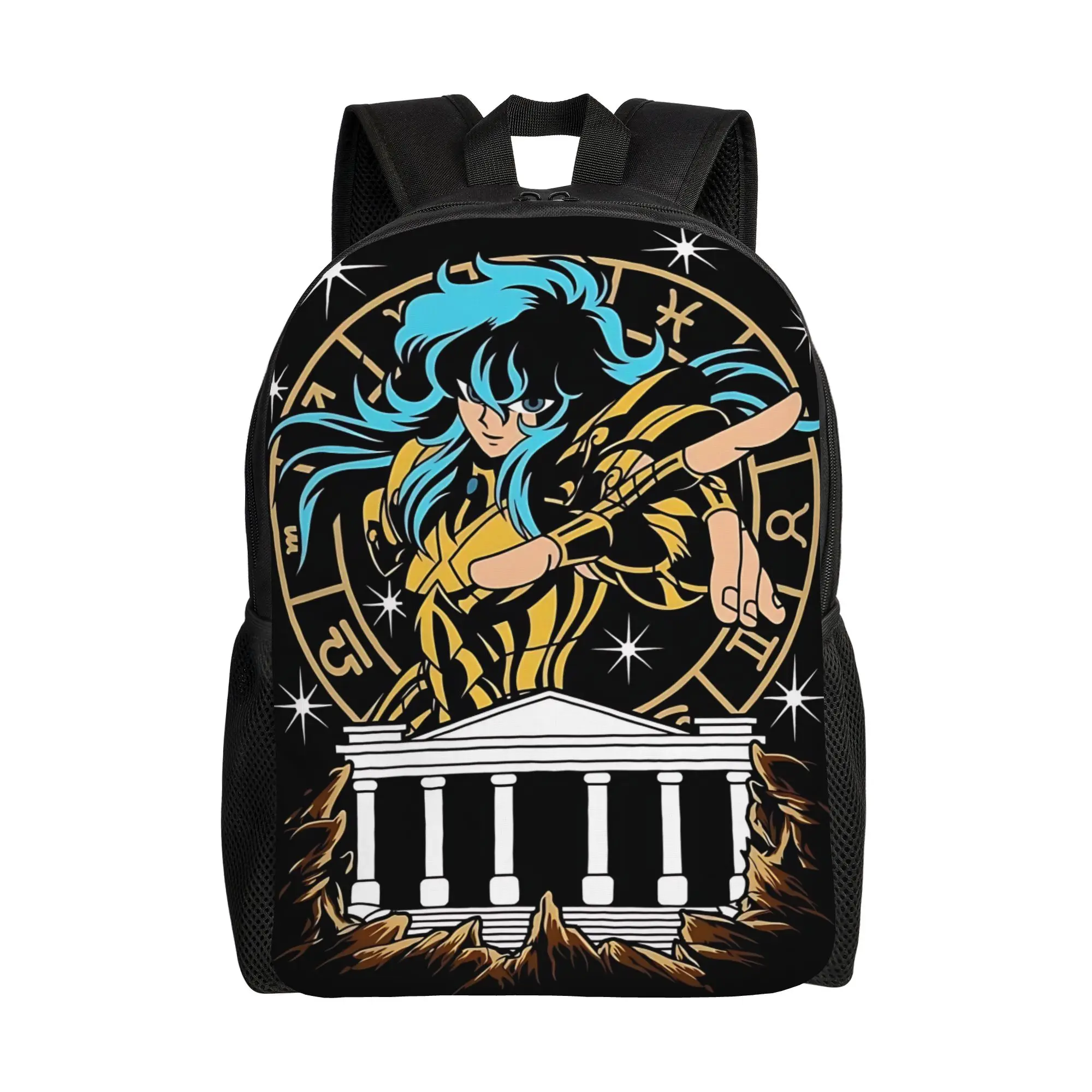Mochila Bandai Saint Seiya, Estilo Ita Bag, Mochila Escolar con Cierre de Cremallera