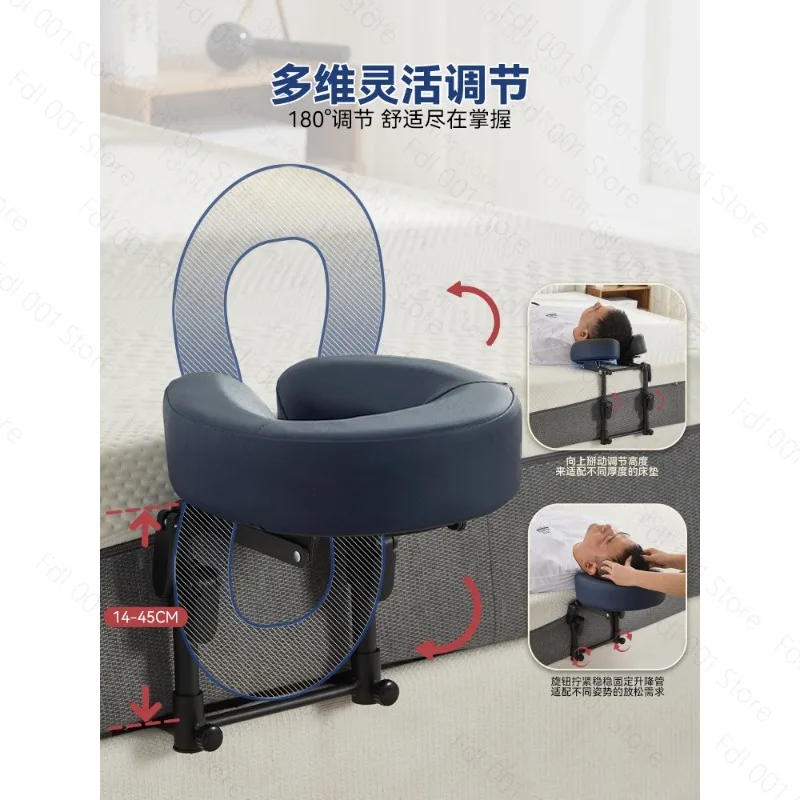 

Portable Face Down Pillow, Suspension Massage Headrest Frame with Face Hole for Beauty Post Op Recovery