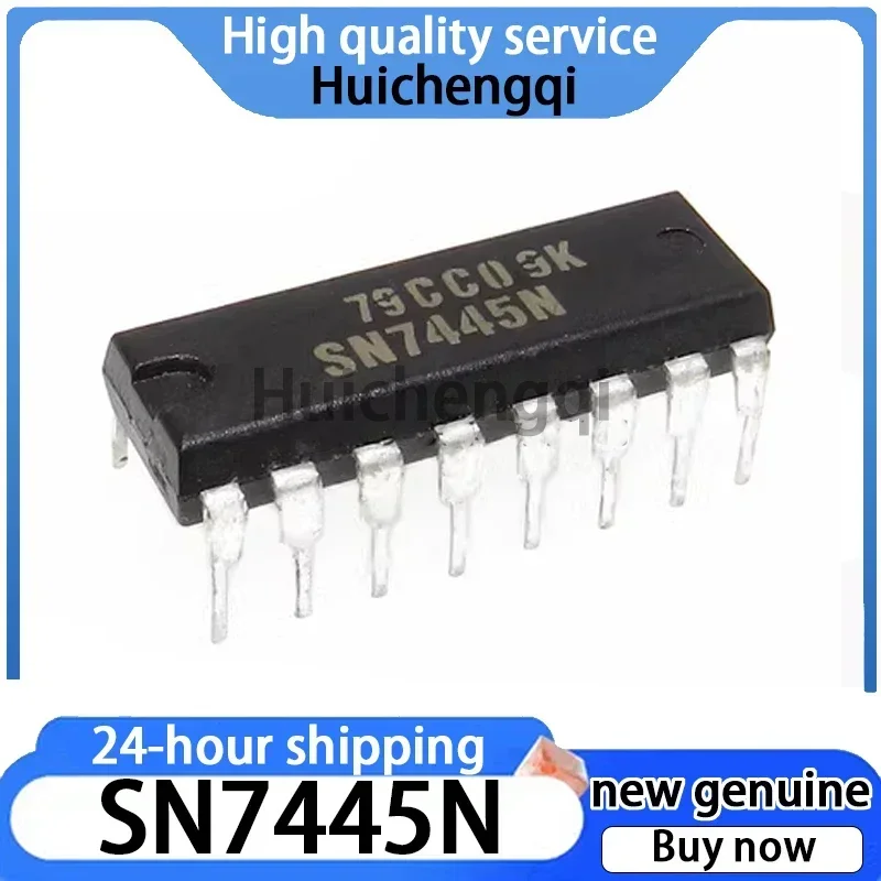 1PCS NEW SN7445N HD7445P DIP-16 Inline Decimal Decoder/driver Chip