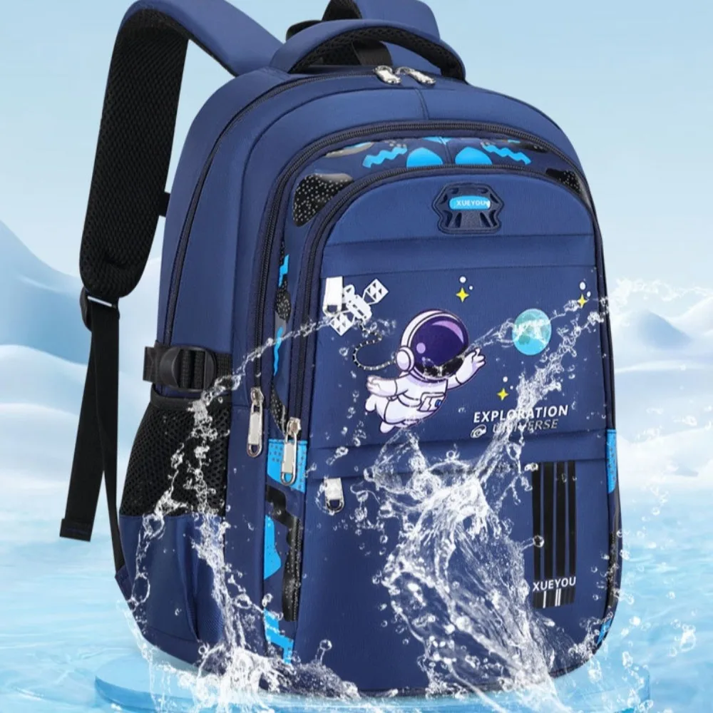 Large Capacity Kids Backpack Orthopedic Spaceman Print Children School Bags Waterproof Mochila Rucksack Bagpack Children Gift