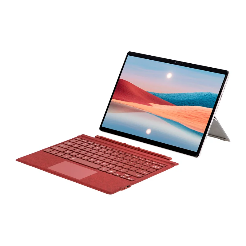 BT คีย์บอร์ดไร้สายสําหรับ Microsoft Surface Pro 7 6 5 4 3 แป้นพิมพ์ทัชแพดพร้อม Backlit Teclado รัสเซียสเปนอาหรับภาษาอังกฤษ