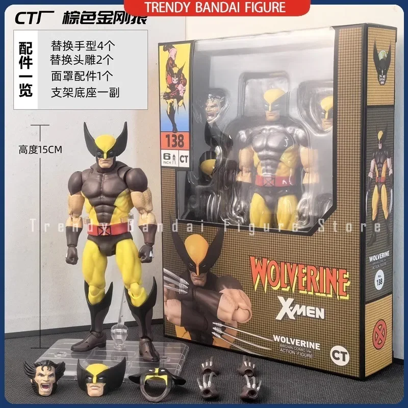 CT Model Wolverine MAF138 Brown Comic Version Action Figure Anime Model Toys Hobby In Stock