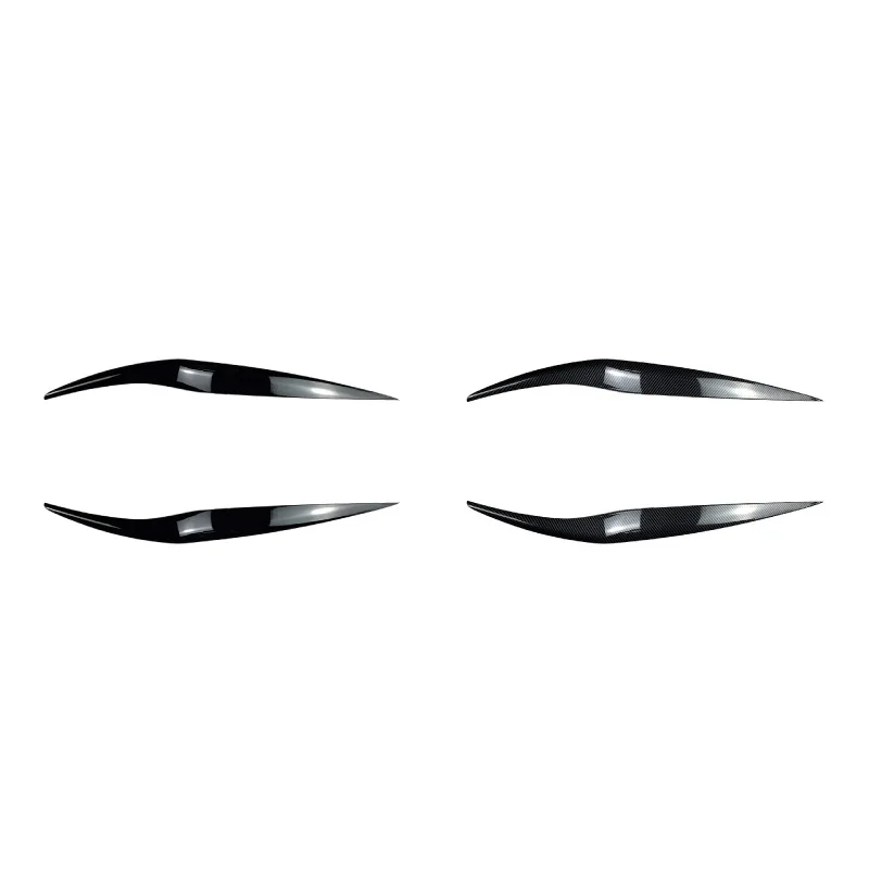 Cejas de faro delantero de coche para Ford Fiesta MK 6,5 7,5 2013-2017 cubierta de párpados de faro delantero embellecedor Kits de carrocería de coche accesorios de coche