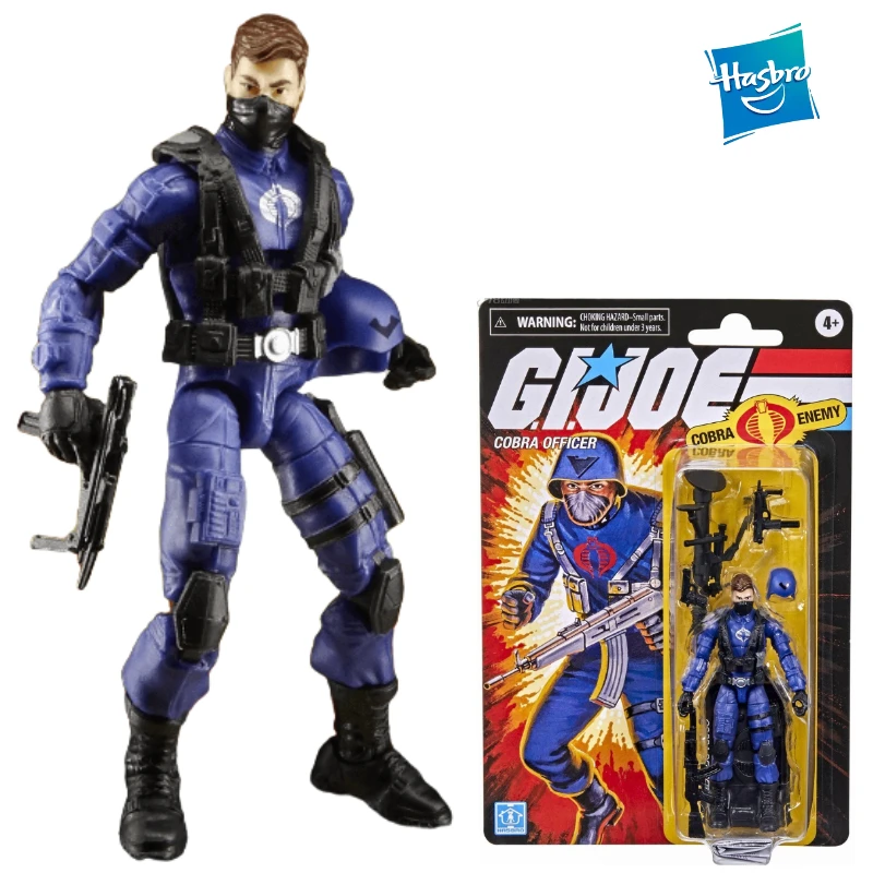 

В наличии Hasbro G.I. Джо Ретро коллекция Кобра офицер экшн-фигурка масштаб 3,75 дюйма Коллекционная модель игрушка