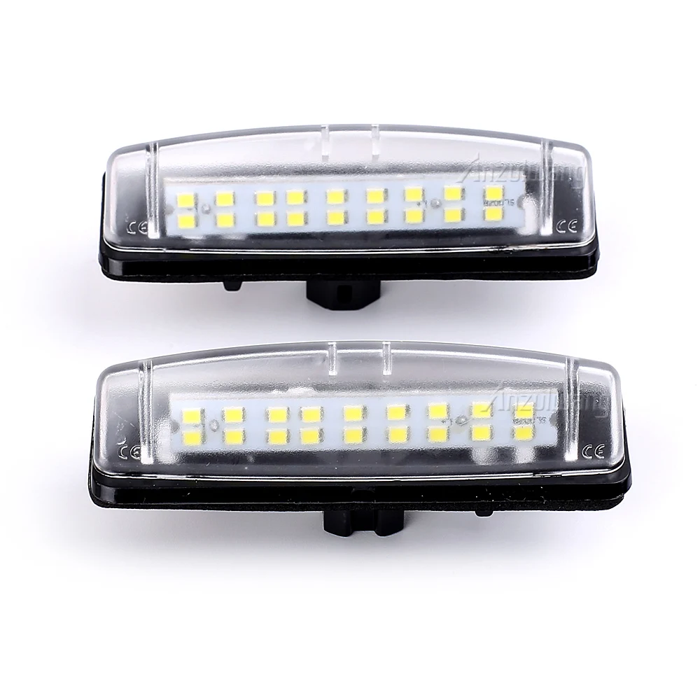 2Pcs/Set CANbus Error Free LED Number License Plate Lights .For  Toyota Prius 2000 2001 2002 2003(NHW11) Car Accessories