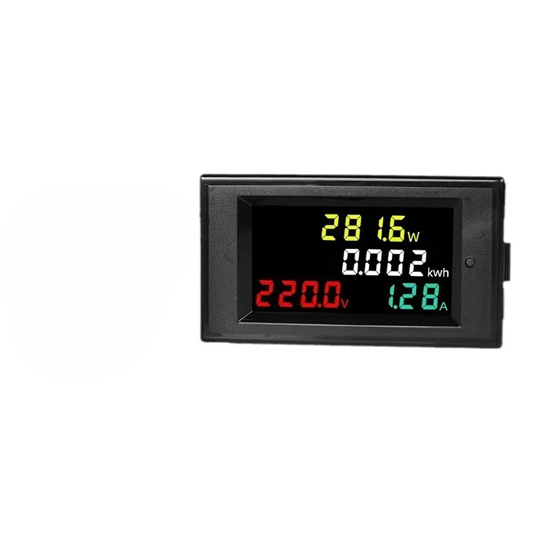 

D69-2049 Liquid Crystal Active Power Meter Digital Digital Display AC Voltage Meter Ammeter Multi-function