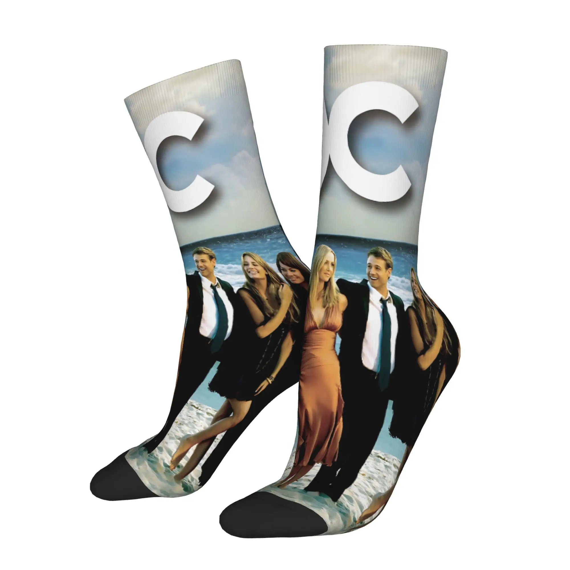 1 Pair Happy Funny Men's Sock The “Graduation” Finale Retro Harajuku O.C. Hip Hop Novelty Pattern Sock