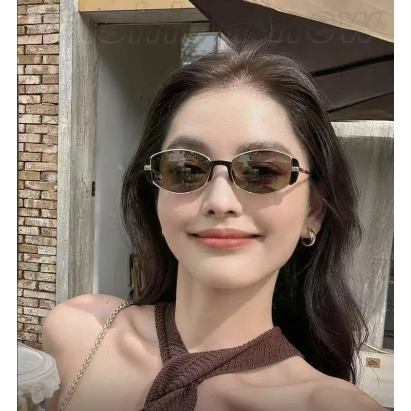 

2026 New Modern Retro Oval Sunglasses Luxury Fashion Sunglasses for Women, Trendy Street Style Shades Sunglasses for Men Glasses
