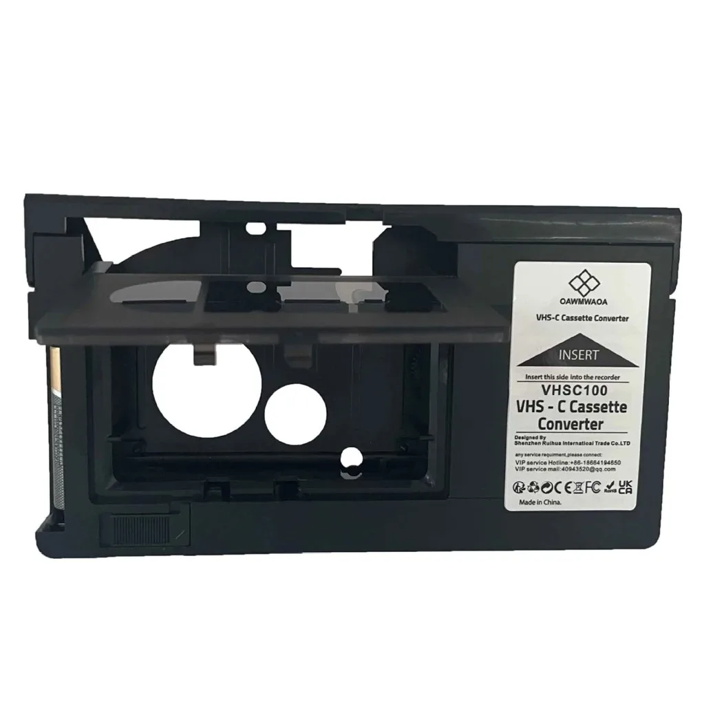 Multifunctional VHS to VHSC Video Converter Box for MiniDV Hi8 Analog Home Video Archive Device