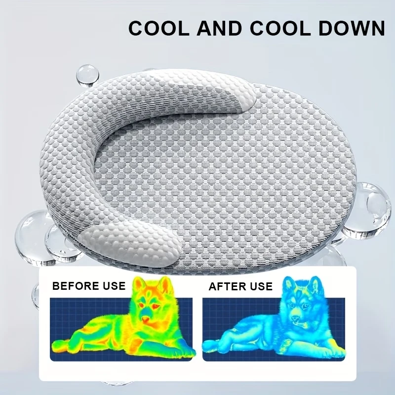 Cama refrescante para gatos y perros – Almohadilla fresquita de verano - imagen 2