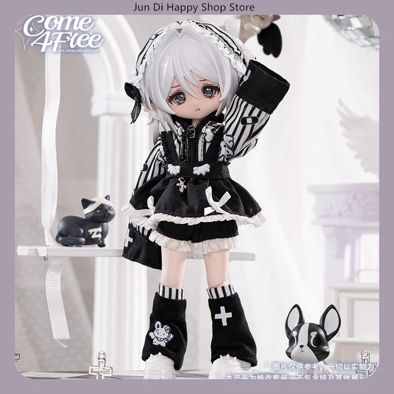 

COS4FREE повседневная серия плюшевый кролик масштаб 1/12 клиника тема куклы одежда подходит для OB11 BJD фигурка одежда миниатюрный костюм