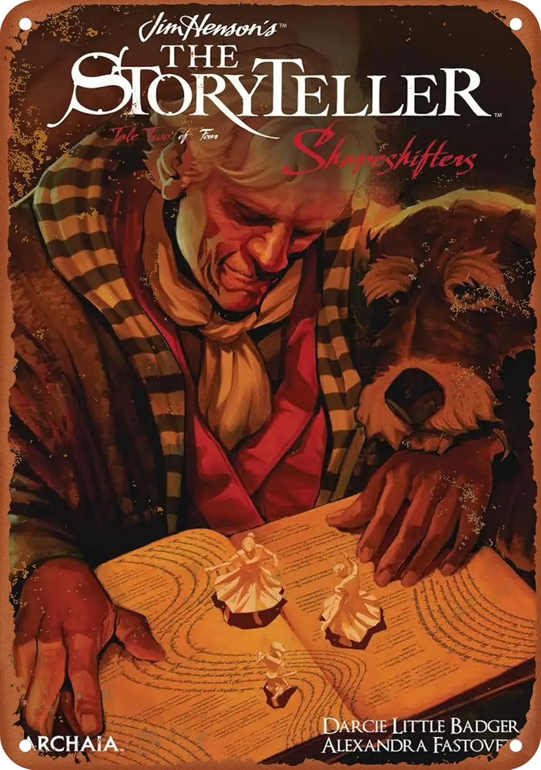 02011 Jim Hensons Storyteller Shapeshifters #2 Cvr A Khalidah Vintage Metal Tin Sign Aluminum Signs Wall Art Home Decor Kit sign