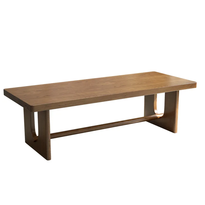 

Industrial style solid wood conference table Long table Log negotiation table Workbench Simple and large