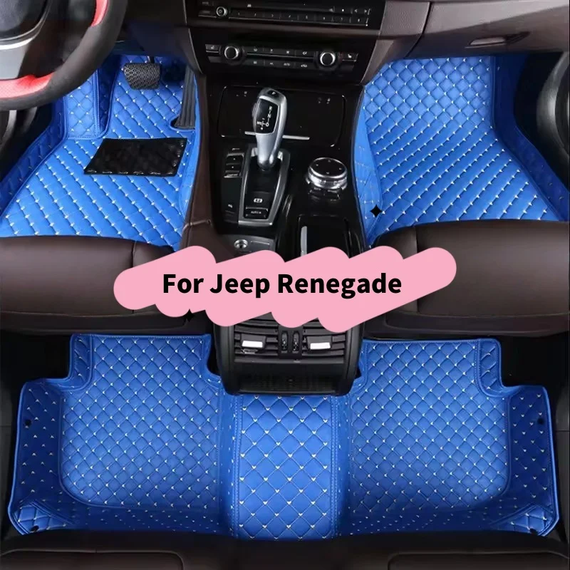 

Custom Anti-slip Wear Car Floor Mats For Jeep Renegade Auto Carpets Foot Coche Accessories Auto Interior