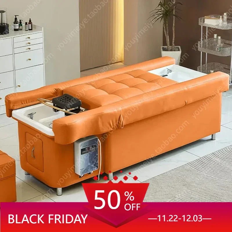 Spa Shampoo Bed Washing Hair Chair Salon Professional Beauty Wash Portable Head Machine Bowl Sandalye Sink Barber Basin Beds